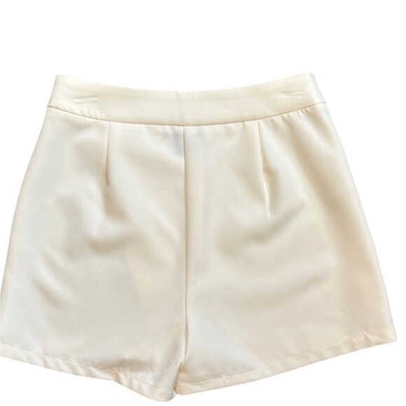 Sincerely Jules Womens Asymmetrical Skort in Cream Medium Coquette Balletcore - Picture 3 of 4